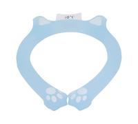 Srliya Cat Claw Shape Neck Cooling Wrap Convenient Safety First Cooling Collar for Summer Heat (Blue)