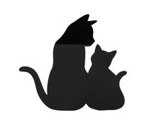 Srliya Cat Night Light LED Light Sensing Sound Activated Black Cat Silhouette Lamp for Living Room Hallway Kitchen Bedroom Wall Decor