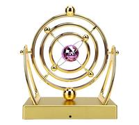 Srliya Celestial Orbit Perpetual Motion Pendulum Kinetic Art Desk Decor 3D Space Battery Powered Perpetual Motion Machine for Home Office