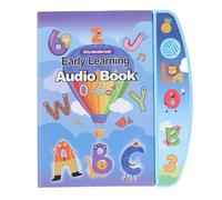 Srliya Children Electronic Book English Educational Sound Book Smart Toy Electronic Book for Kids Students (Blue)