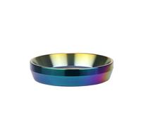 Srliya Coffee Dosing Funnel Stainless Steel Anti Flying Powder for Brewing Ground Coffee Appliance for Home Office Gift Black 58mm/2.3in (#4)