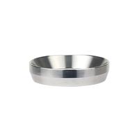 Srliya Coffee Dosing Funnel Stainless Steel Anti Flying Powder for Brewing Ground Coffee Appliance for Home Office Gift Black 58mm/2.3in (#6)