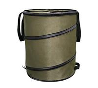 Srliya Collapsible Garden Rubbish Bags, Garden Rubbish Bins, Stand Up Collapsible Garden Rubbish Bags, Garden Pop Up Rubbish Bags, Collapsible Heavy Duty Pop Up Bin (Army Green)