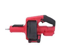 Srliya Cordless Electric Drain Auger, 7m Snake Clog Remover, Powered, LED Work Light, Portable, with Auto Feed for Bathroom, Sewer (Red)