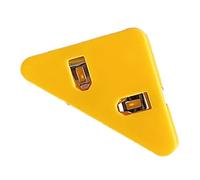 Srliya Corner Paper Clip, Triangular Design for Documents | Adjustable, Strong Clamping Effect, Large Opening, ABS Material, School Use