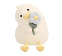 Srliya Cute Duck Night Light for Kids Silicone Dimmable USB Rechargeable LED Bedside Lamp Decor for Bedroom Living Room