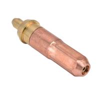 Srliya Cutting Torch Tips 3# 5Pcs Brass Copper Nozzles 2.6mm for 200-250mm Cutting Thickness with High Concentricity Resistance