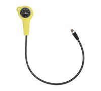 Srliya Diving Pressure Gauge High Accuracy Luminous Dial for Scuba Diving with BCD Steel Hose Carbon Fiber 1 Unit (80CM)