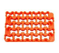 Srliya Dog Bone Cookie Cutter Plastic Reusable Easy to Clean 25Pcs Bone Biscuit Cutter for Dough Bread Toast