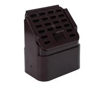 Srliya Downspout Drain Outlet Gutter Downspout Connector Downspout Outlet Filter Guard for 3X4 Inch A Type Gutter (Brown)