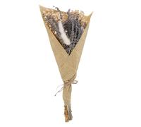 Srliya Dried Lavender and Bunny Tail Bouquet, Elegant Home Decoration , Enhances Any Space, Suitable for Wedding, Clear Petal Lines, Nature Dried Flowers, Bulk Craft Supplies