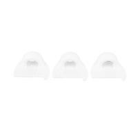 Srliya Edge Stitch Lock Sewing Gauge, 3 Pcs 2mm 3mm 4mm Sewing Template Finger Ruler Seam Needle Gauge for Quilting, Leather Crafts, White PLA