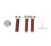 Srliya Electromagnet Current Tester Durable Physics Experiment Kit for Learning Basic Circuits, 1 Set for Students