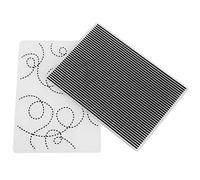 Srliya Embossing Folders, Durable Plastic Craft Templates