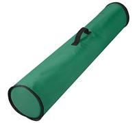 Srliya Extra Long Gift Wrap Storage Bag Under Bed Wrapping Paper Organizer for Multiple Rolls, Nylon Material 127x22.8x22.8cm (Green)