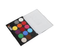 Srliya Face Painting Kit for Kids 15 Colors Water Based Safe Makeup for Cosplay Halloween Parties and Art 30g (Type A)