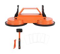 Srliya Floor Gap Fixer Tool Heavy Duty 45 Degree Striking Surface Dual Suction Cup Gap Repair Tool for Hardwood Laminate Tile Floors