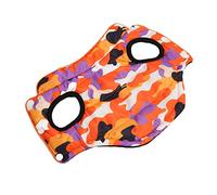 Srliya Halloween Pet Vest Reversible Cute Pattern Soft Coat for Dogs and Cats Lightweight Polyester for Parties (M)