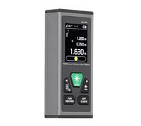 Srliya High Accuracy Dual Distance Meter for Fast Measurements of Applicable Scene, USB Rechargeable Digital Tool for Construction Workers, ABS/Aluminum Alloy (SW-DG60)