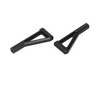 Srliya High Strength RC Front Upper Swing Arm Replacement for Stable Performance for ARRMA 1/7 1/8 RC Car (Black)
