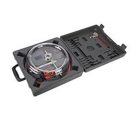 Srliya Hole Saw Adjustable 40mm-200mm Opener Cutter Cutting Drilling Tool Set Kit with ABS Dust Cover