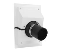 Srliya HVAC Wall Penetration Line Set Cover Kit and Professional Full Guard for Mini Split AC Ductless Systems, 9.06x6.69inches (White)