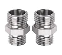 Srliya Hydraulic Hose Thread 2 Pcs M14 to Hose Fitting Suitable for Small Excavator Hydraulic Hose Thread Connector