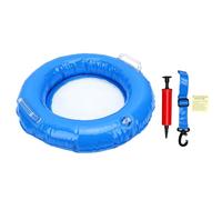 Srliya Inflatable Floating Sand Sifter Foldable Double Layer Mesh Tooth Sifter Sieve for Fossils Shells Jewels