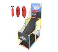 Srliya Kids Basketball Hoop Single System Game Set Indoor Outdoor Sports Toys with 2 Balls Air Pump for Basement Room Backyard