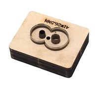 Srliya Leather Cutting Die 8 Shape Punch Cutter Craft Mould Tool 41x26.5mm for Paper Rubber