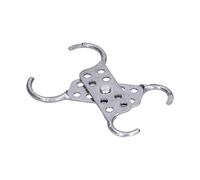 Srliya Lockout Tagout Hasp Fireproof Flower Safety Double Head Aluminum Buckle Lock for Industrial
