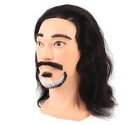 Srliya Male Manikin Head with Beard Simulation for Barbershop Techniques Training