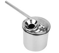 Srliya Metal Atomizer Clay Tool Ceramic Oxides Spray Enamels with Mouth, Pottery Painting Sprayer for Special Effects, Stainless Steel Glaze Sprayer with Air Blowing (300ml)