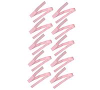 Srliya Metallic Glitter Ribbon, 38mm Silver Trim (Pink-S4)