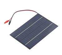 Srliya Monocrystalline Silicon Solar Panel 4.2W Efficient Output for Home Lighting, Scientific Research Projects, 7.9x5.1in