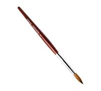 Srliya Nail Art Liner Brush Wooden Handle #8 | Nylon bristles, durable alloy body, compact for travel