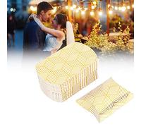 Srliya Paper Candy Box Set, 50pcs Elegant Design | Eco-friendly material, Ideal for weddings, Storage for candies, Home party use, Unique pillow shape
