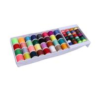 Srliya Polyester Thread Kit with 28 Metal Bobbins, 32 Plastic Spools, Sewing Thread Set for Craft Projects, Sewing Accessories for Garment Repairs, Polyester Thread Spools