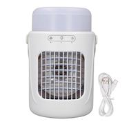 Srliya Portable Air Conditioner Fan 3 Speeds 7 Color LED Light 6H Timer Evaporative Cooler Desk Misting Fan for Bedroom Office