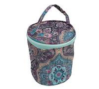 Srliya Portable Yarn Storage Bag Stylish Small Crochet Organizer with Top Threading Hole for Crafting on the Go (Type 1)