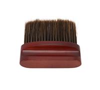 Srliya Professional Hair Neck Cleaning Brush Soft Nylon Hair Ergonomic Sweeping Tool for Salons Nylon + Beech Dark Brown 1 X Neck Brush