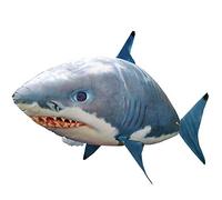Srliya RC Air Swimmers Shark, Remote Control Flying Shark Inflated RC Inflatable Balloon Toy Kids Gift (blue shark)