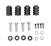 Srliya RC Brass Extended Combiner 1/10 Scale Internal Lock Nut Design RC Wheel Hubs Extension Adaptor Hub Adapter Wheel Hub Extension for RC Cars RC Car Accessories