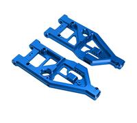 Srliya RC Front Lower Swing Arm Durable Aluminum Alloy Replacement for 1/5 Outcast Kraton 8s - 2 Pieces (Dark Blue)