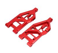 Srliya RC Front Lower Swing Arm Durable Aluminum Alloy Replacement for 1/5 Outcast Kraton 8s - 2 Pieces (Red)