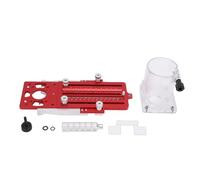 Srliya Router Slotting Guide - Woodworking Router Guide, Aluminum Alloy Base for Trimming, Slotting, Grooving, and Arc Cutting with Clear Scale for Efficient Production