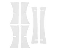 Srliya Rugby Ball Stand Acrylic 2 Pcs Football Display Stand Clear Thick Acrylic Rugby Ball Display Holder for Sports Balls Gloves