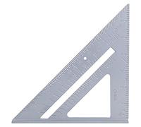 Srliya Ruler Framing Square Aluminum Alloy Measuring Tool with Clear Scale Abrasion Resistance Light Easy to Carry for Woodworking Craft Manufacturing Decor