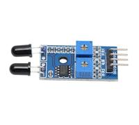 Srliya Sensor Module, IR Fire Detection Sensor Board with Wide Voltage LM393 Comparator, Sensitive to Spectrum, Easy Installation with Fixing Bolts Holes