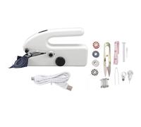 Srliya Sewing Machine Portable Handheld Electric, Mini Quick Stitching for Beginner Adult DIY, Mending Curtains or Toys, with USB Port